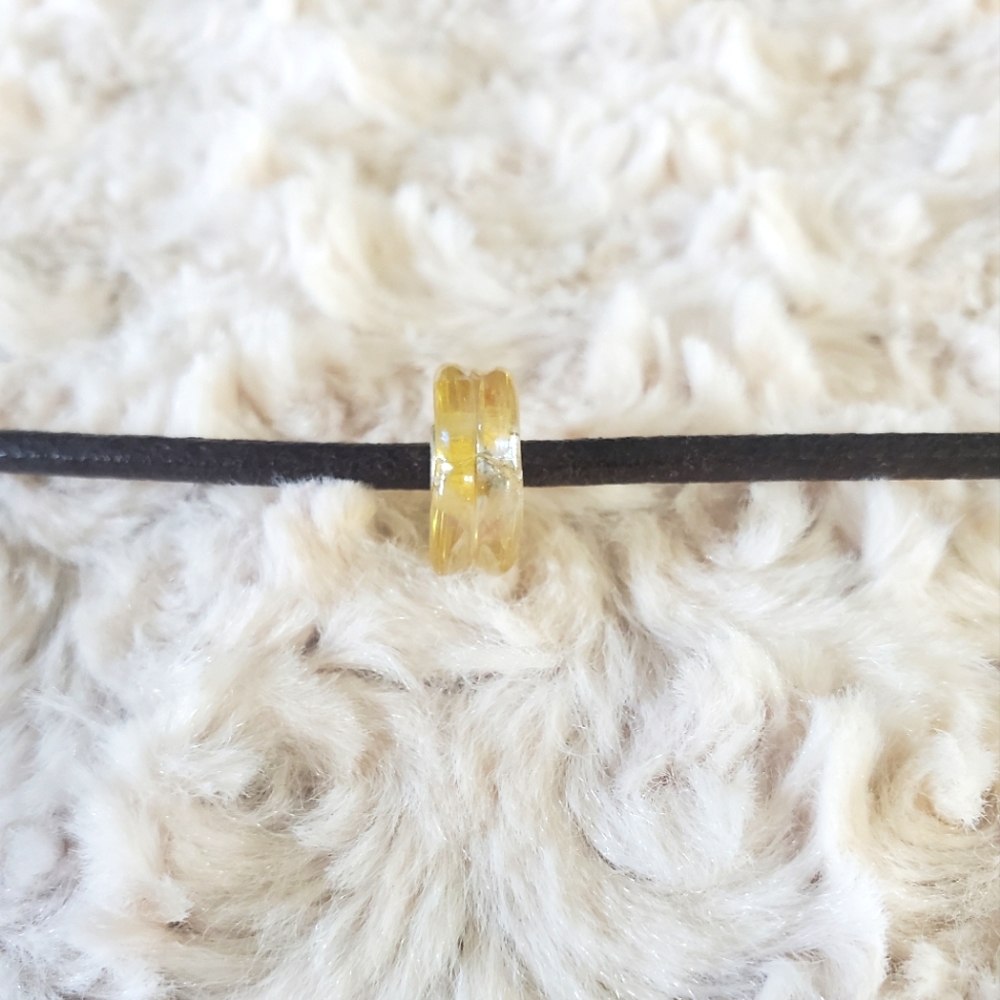 Trollbeads Authentic Honey Dawn glass charm